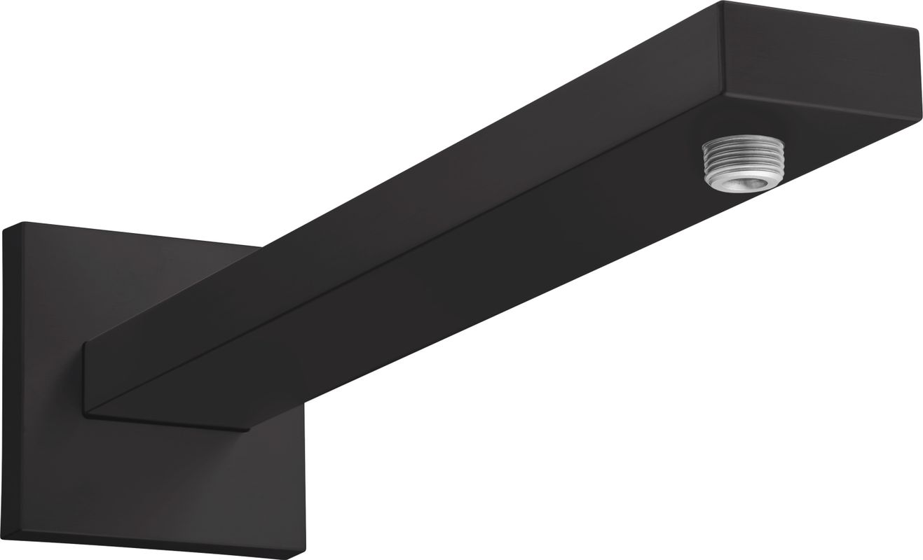 Hansgrohe Brausearm Square 389 mm matt, 401 mm, Farbe schwarz Bild 1
