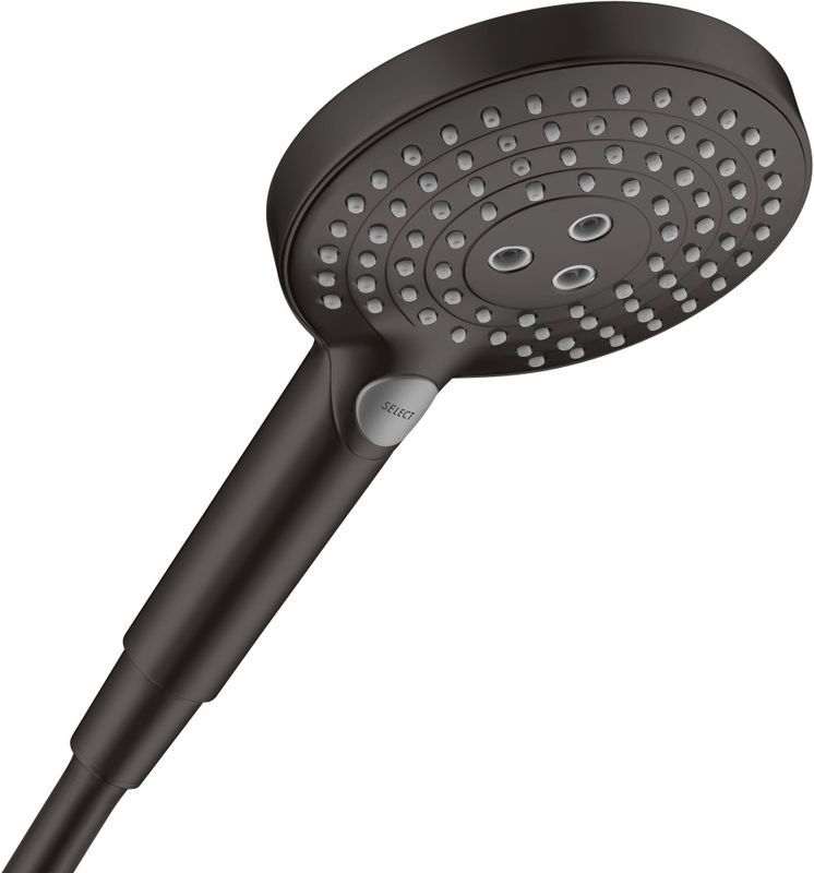 Hansgrohe Handbrause Raindance Select S 120 3jet PowderRain, Farbe schwarz Bild 1