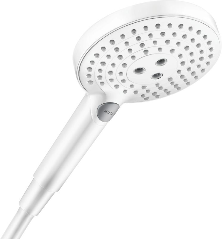Hansgrohe Handbrause Raindance Select S 120 EcoSmart matt, 125 mm, Farbe weiß Bild 1