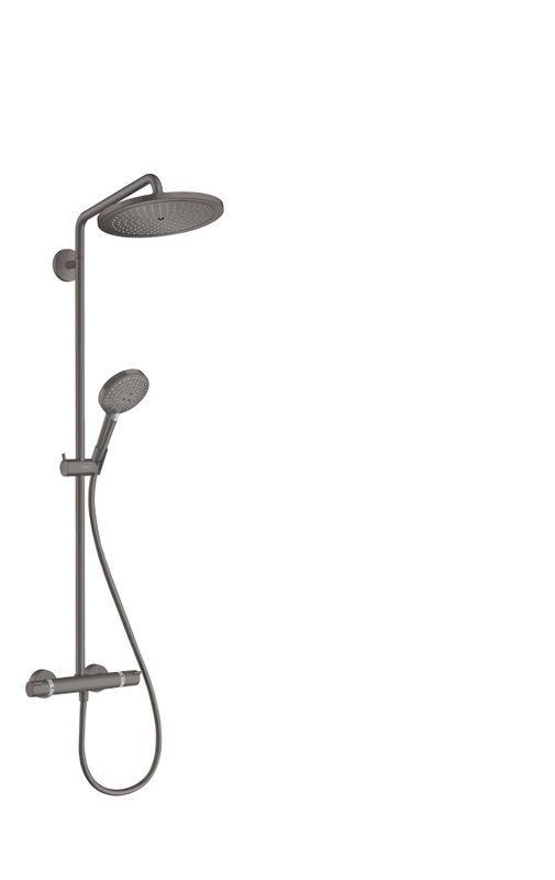 Hansgrohe Showerpipe Croma Select S 280 EcoSmart, mit Raindance Handbrause BBC, 1439 x 304 x 539 mm, Farbe black chrome Bild 1