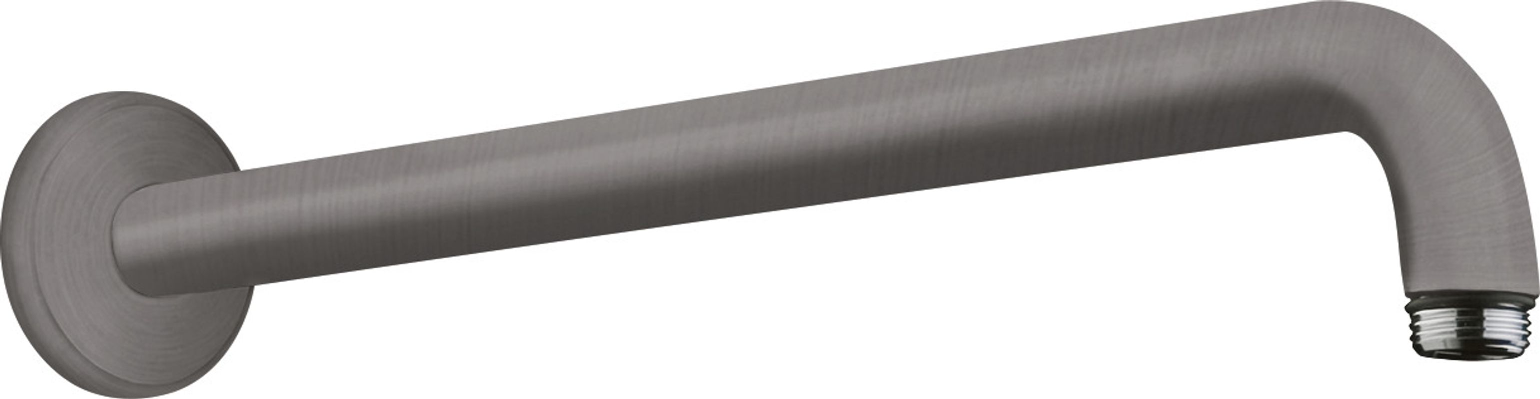 Hansgrohe Brausearm DN 15 Ausladung 90 Grad BBC, ohne Kugelgelenk, 389 mm, Farbe black chrome Bild 1