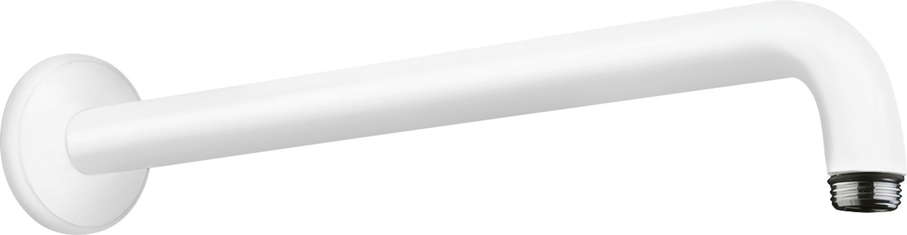 Hansgrohe Brausearm, Ausladung 90 Grad, ohne Kugelgelenk, 389 mm, Farbe weiß Bild 1
