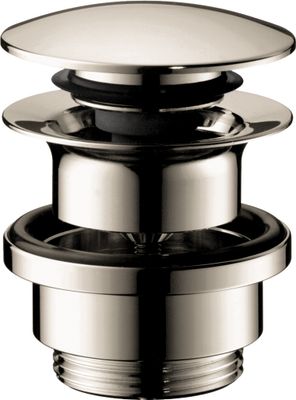Hansgrohe Ablaufventil push-open, mit Überlaufloch, brushed, DN 32, Farbe bronze Bild 2