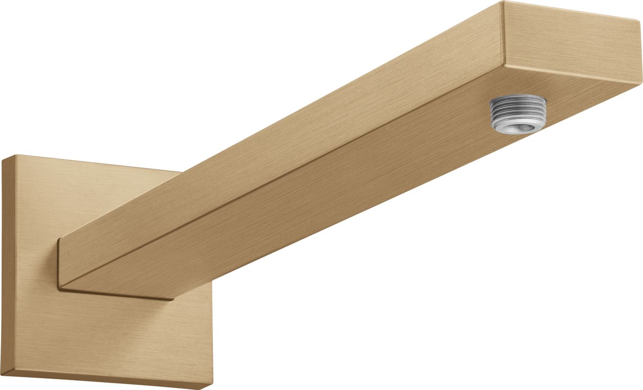 Hansgrohe Brausearm Square 389 mm BBR, 401 mm, Farbe Messing Bild 1