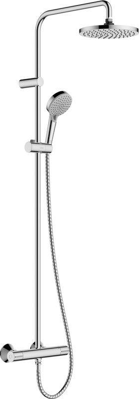 Hansgrohe Showerpipe Vernis Blend 200 1-strahlig, mit Thermostat, EcoSmart, 1424 x 276 x 512 mm, Farbe chrom Bild 1