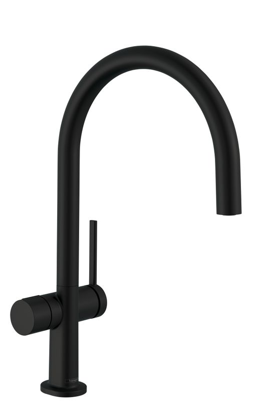 Hansgrohe Spültischmischer 220 Talis M54 Geräteabsperrv.1jet matt, 390 mm, Farbe schwarz Bild 1
