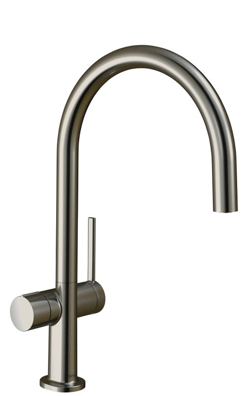 Hansgrohe Spültischmischer 220 Talis M54 Geräteabsperrv.1j edelstahl-optik, 390 mm, Farbe silber Bild 1