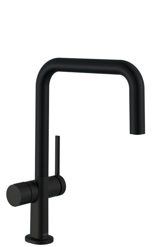 Hansgrohe Spültischmischer U 220 Talis M54 Geräteabsperrv.1jet matt, 339 mm, Farbe schwarz Bild 1