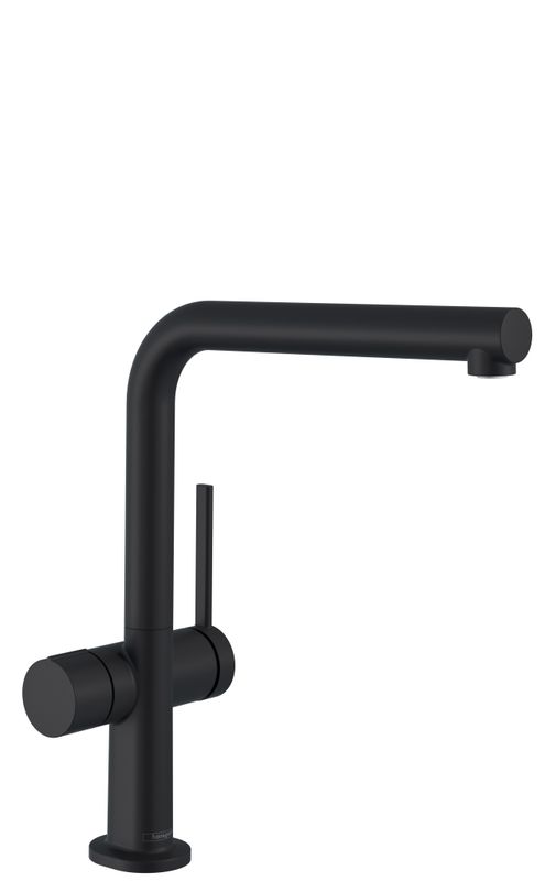 Hansgrohe Spültischmischer 270 Talis M54 Geräteabsperrv.1jet matt, 296 mm, Farbe schwarz Bild 1
