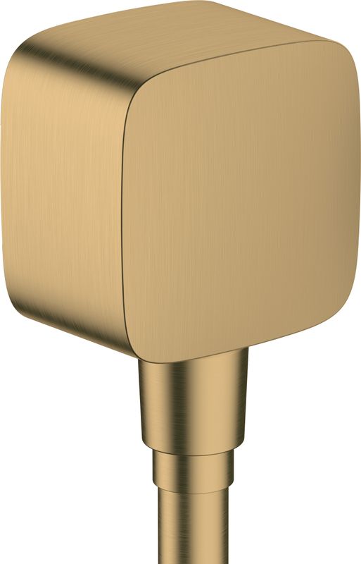 Hansgrohe Schlauchanschluss, mit Rückflussverhinderer, brushed, DN 15, Farbe bronze Bild 1