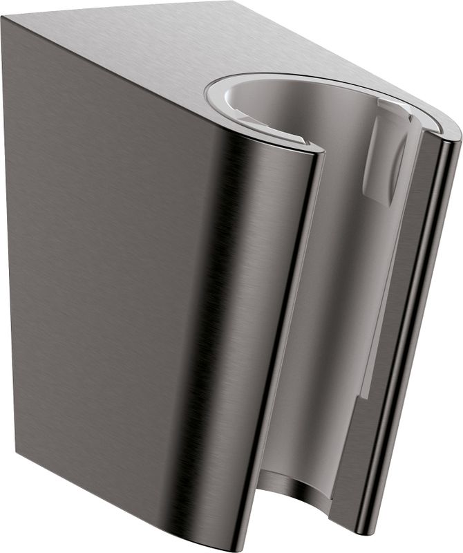 Hansgrohe Brausenhalter Porter S feste Halteposition, Brushed, 37 mm, Farbe black Bild 1