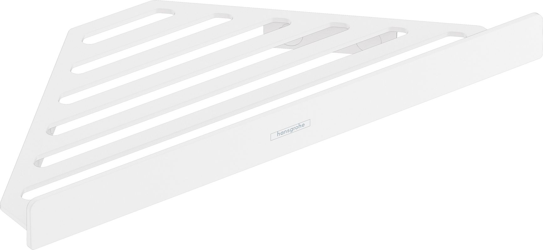 Hansgrohe Seifenkorb AddStoris mattweiss, 26 x 305 x 148 mm, Farbe weiß Bild 1