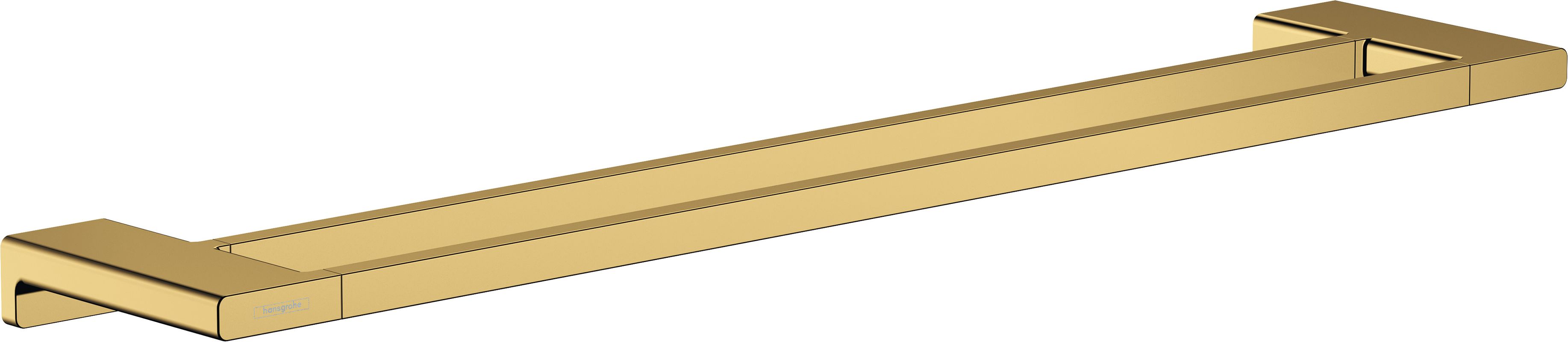 Hansgrohe Doppel-Badetuchhalter AddStoris PGO, 32 x 124 x 124 mm, Farbe gold Bild 1