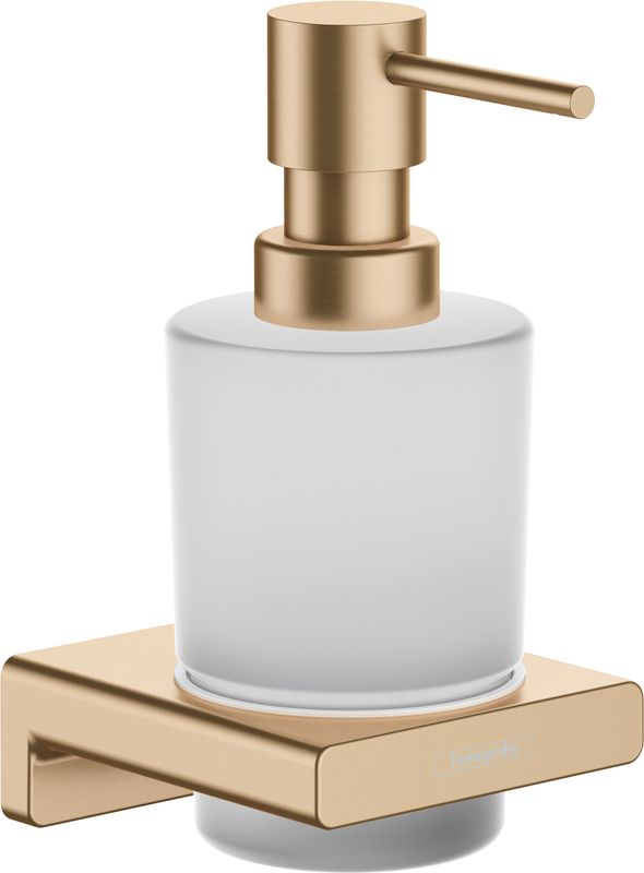 Hansgrohe Lotionspender AddStoris brushed, 158 x 81 x 118 mm, Farbe bronze Bild 1