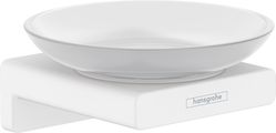 Hansgrohe Seifenschale AddStoris, 52 x 107 x 109 mm, Farbe weiß Bild 1