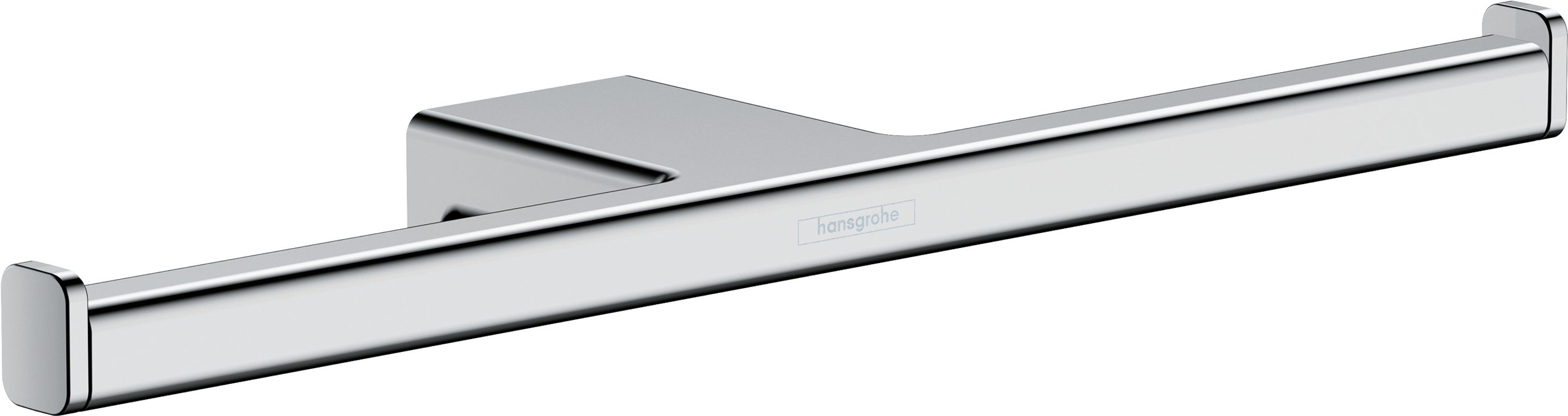 Hansgrohe Doppel-Papierrollenhalter AddStoris, ohne Deckel, 32 x 78 x 78 mm, Farbe chrom Bild 1