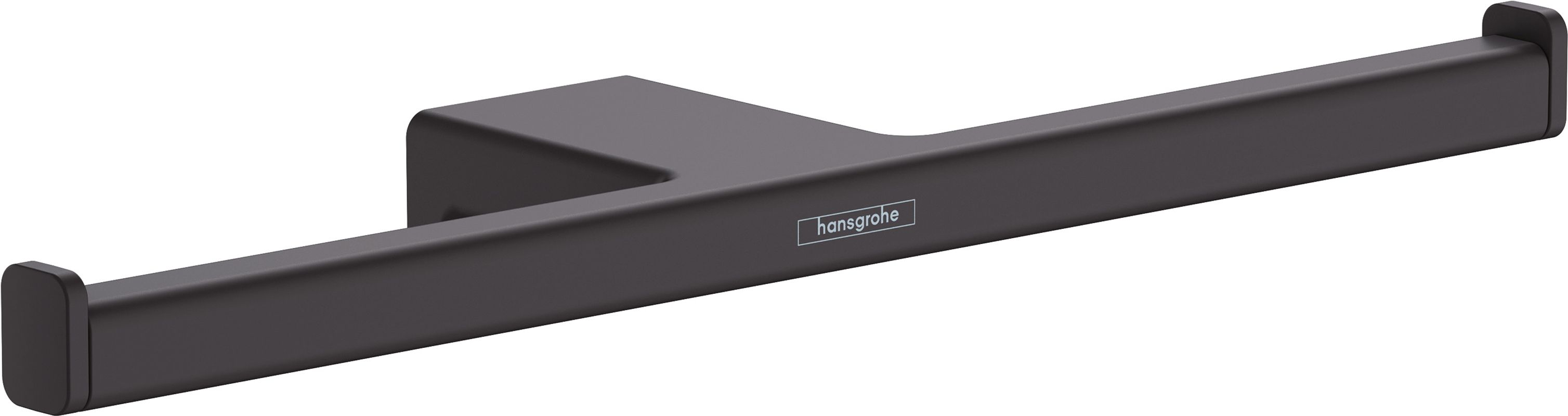 Hansgrohe Doppel-Papierrollenhalter AddStoris matt, ohne Deckel, 32 x 78 x 78 mm, Farbe schwarz Bild 1