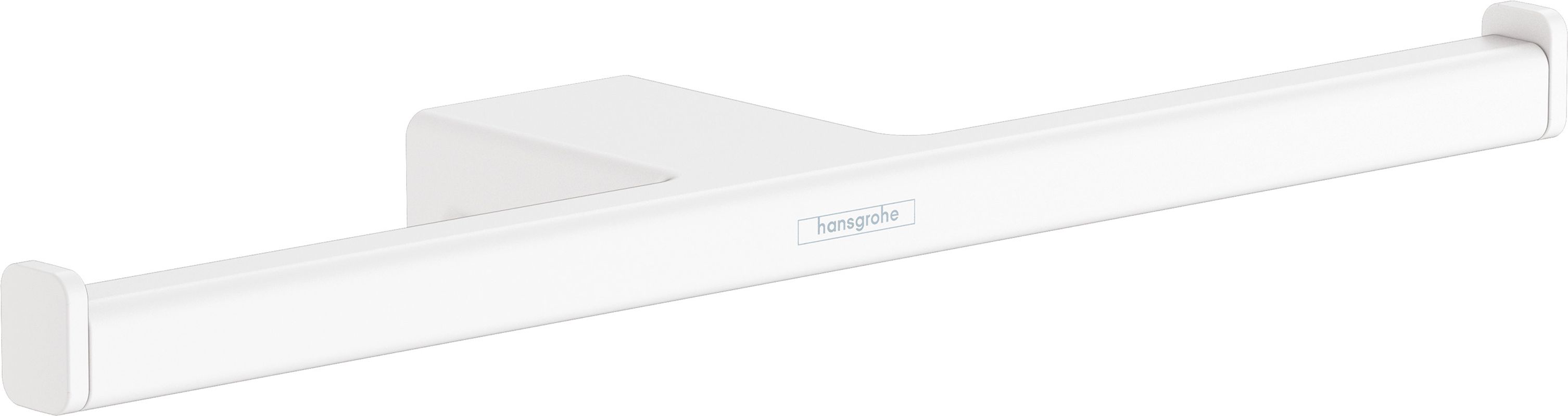 Hansgrohe Doppel-Papierrollenhalter AddStoris mattweiss, ohne Deckel, 32 x 78 x 78 mm, Farbe weiß Bild 1