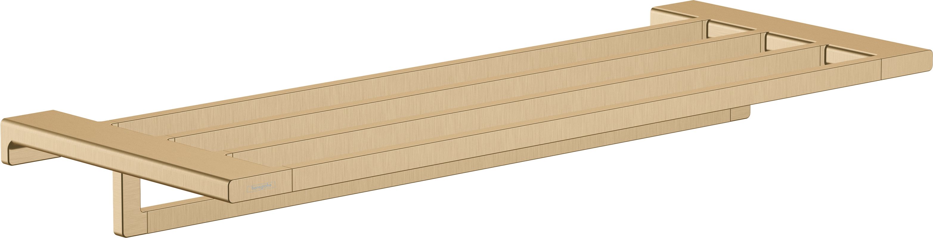 Hansgrohe Handtuchablage, mit Handtuchhalter AddStoris BBR, 72 x 248 x 248 mm, Farbe bronze Bild 1