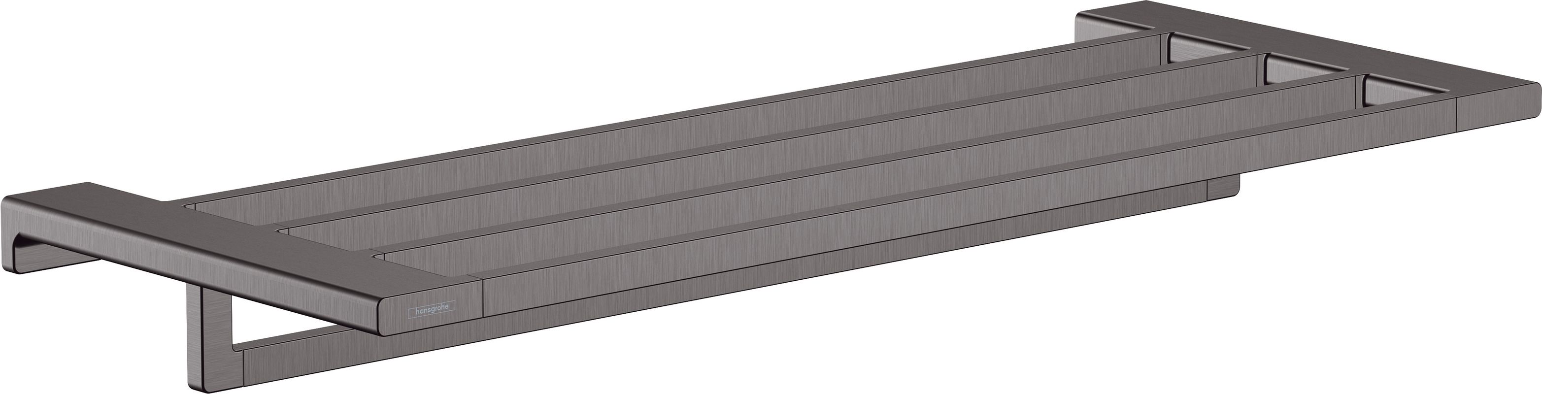 Hansgrohe Handtuchablage, mit Handtuchhalter AddStoris BBC, 72 x 248 x 248 mm, Farbe schwarz Bild 1