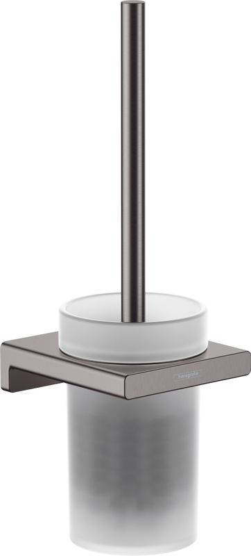 Hansgrohe Bürstengarnitur AddStoris Wandmontage, brushed, Farbe black chrome Bild 1