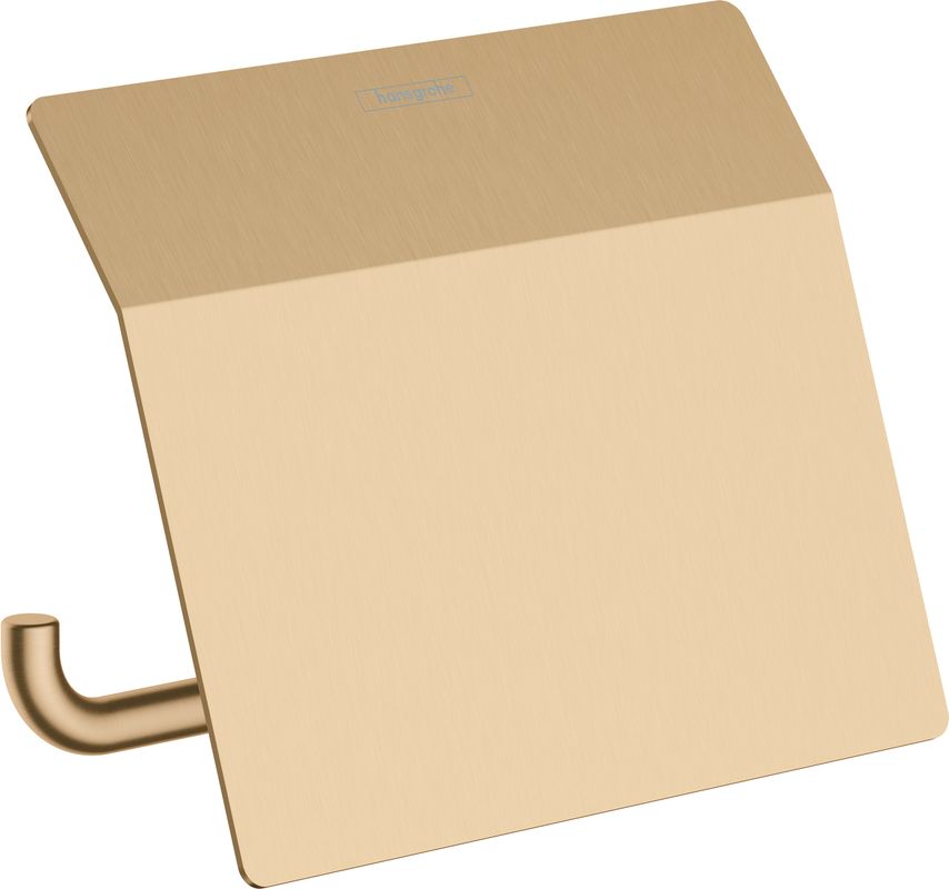 Hansgrohe Papierrollenhalter, mit Deckel AddStoris BBR, 86 x 116 x 116 mm, Farbe bronze Bild 1