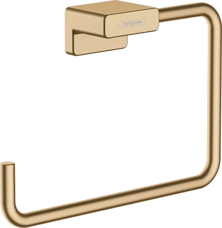Hansgrohe Handtuchring AddStoris BBR, 120 x 40 x 40 mm, Farbe bronze Bild 1