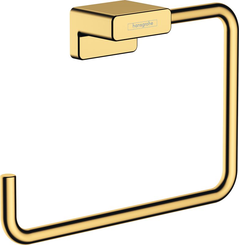 Hansgrohe Handtuchring AddStoris PGO, 120 x 40 x 40 mm, Farbe gold Bild 1