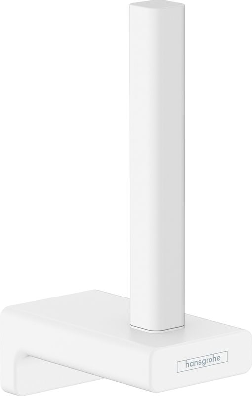 Hansgrohe Ersatzpapierrollenhalter AddStoris mattweiss, 147 x 83 mm, Farbe weiß Bild 1