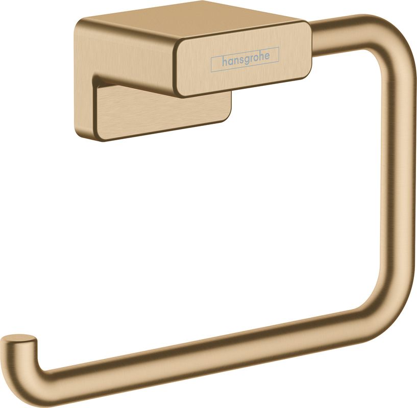 Hansgrohe Papierrollenhalter AddStoris, ohne Deckel, brushed, 77 x 40 x 40 mm, Farbe bronze Bild 1