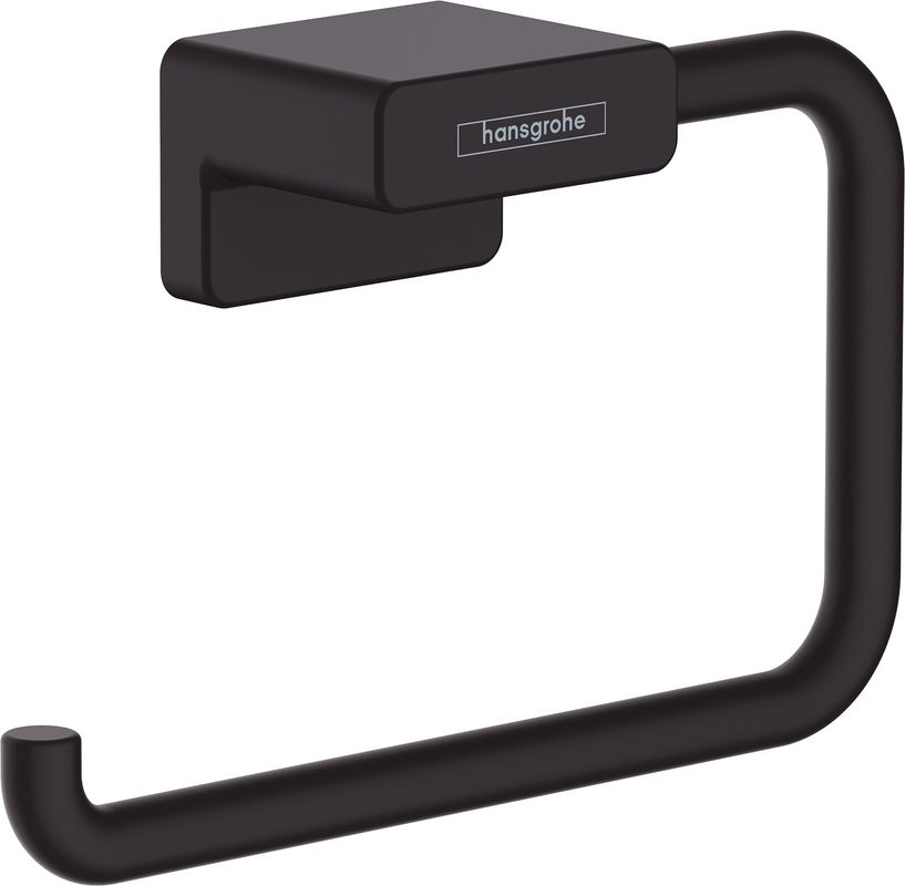 Hansgrohe Papierrollenhalter AddStoris, ohne Deckel, 77 x 40 x 40 mm, Farbe schwarz Bild 1