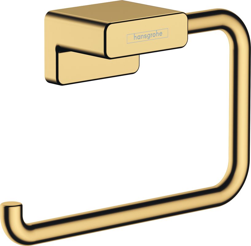 Hansgrohe Papierrollenhalter, ohne Deckel AddStoris PGO, 77 x 40 x 40 mm, Farbe gold Bild 1