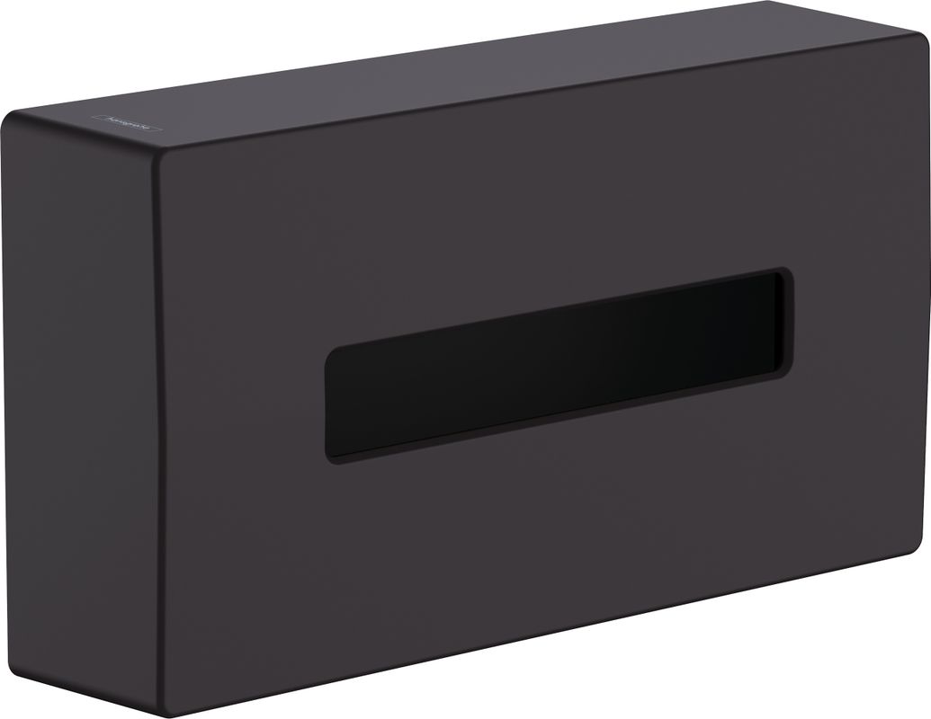 Hansgrohe Kosmetiktuchbox AddStoris matt, Farbe schwarz Bild 1