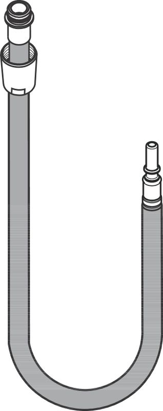Hansgrohe Schlauch, für Spültischmischer 1500 mm Bild 1