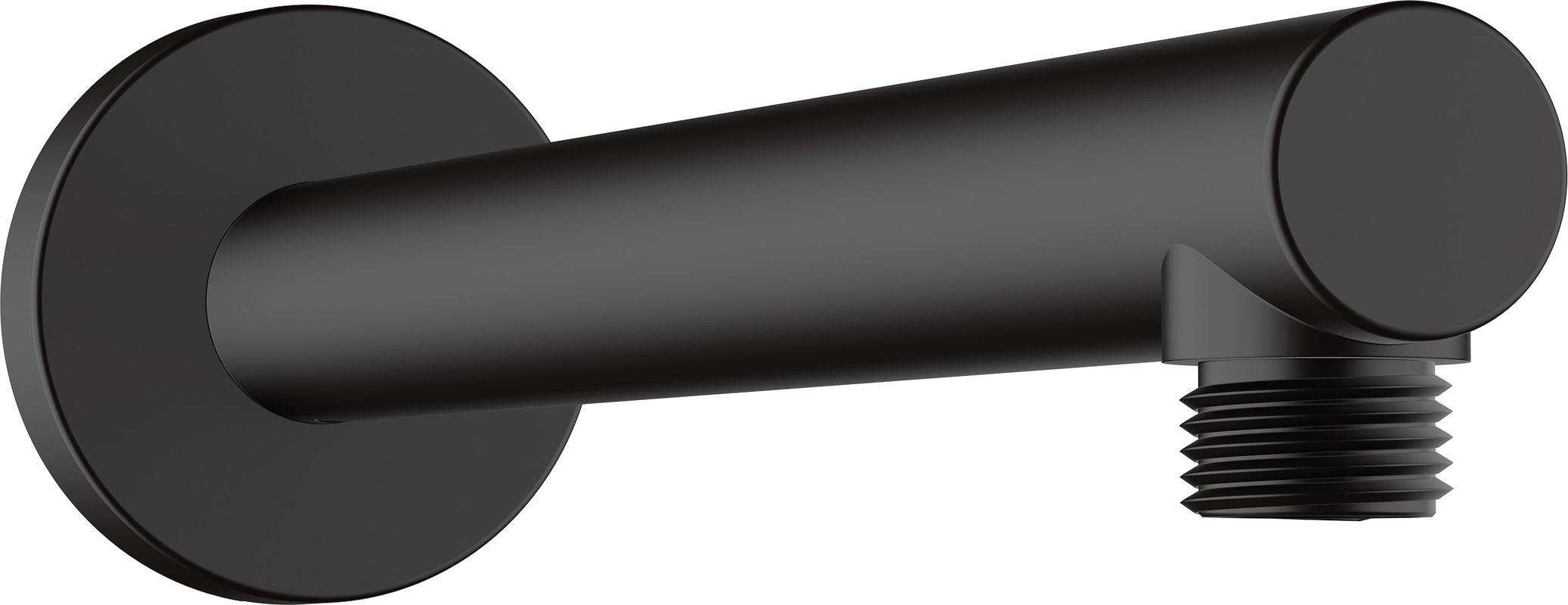 Hansgrohe Brausearm Vernis Blend DN 15 240 mm Ausladung 90 Grad matt, 280 mm, Farbe schwarz Bild 1