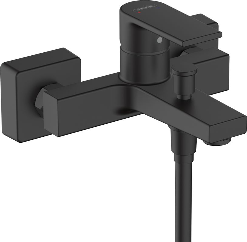 Hansgrohe Wannenmischer Aufputz Vernis Shape matt, Farbe schwarz Bild 1
