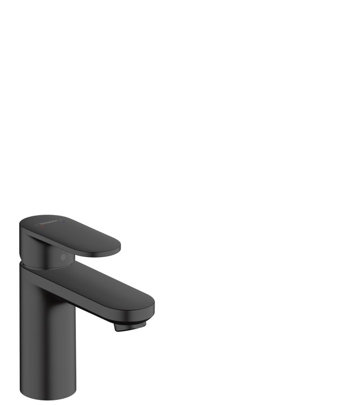 Hansgrohe Einhebel-Waschtischmischer 100, mit Ablaufgarnitur, Farbe schwarz Bild 1