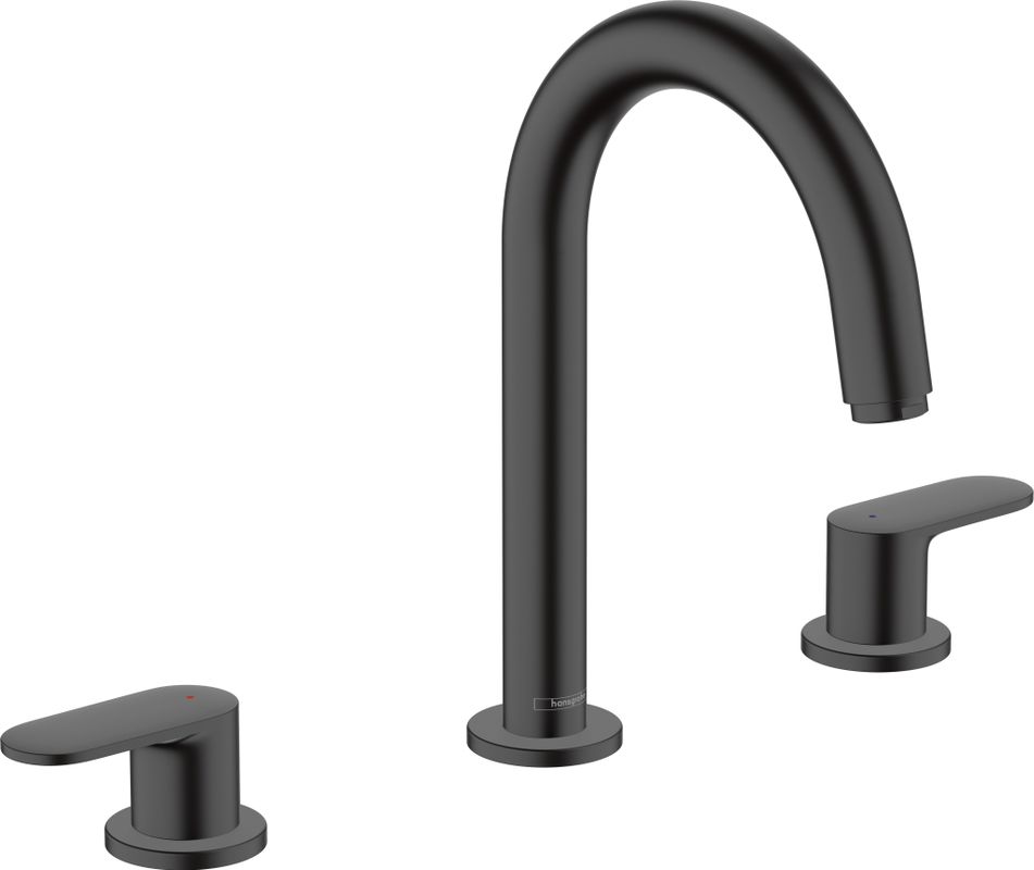 Hansgrohe 3-Loch Waschtischarmatur Vernis Blend matt, Farbe schwarz Bild 1