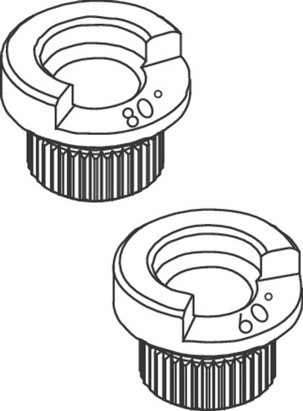 Hansgrohe Anschlagring Set (60 Gr./80 Gr.)Talis Waschtischmischer 250, Farbe silberfarben Bild 1