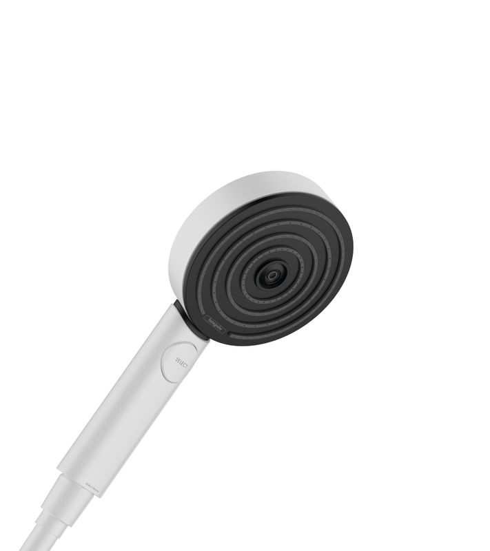 Hansgrohe Handbrause Pulsify S 105 3jet Relaxation matt, Farbe weiß Bild 1