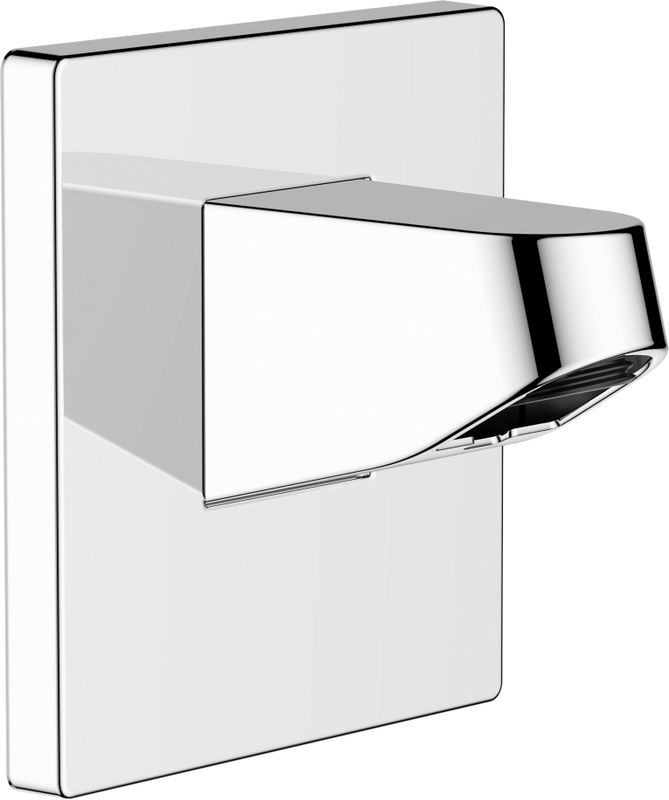 Hansgrohe Wandanschluss, für Kopfbrause 105, 80 mm, Farbe silberfarben Bild 1