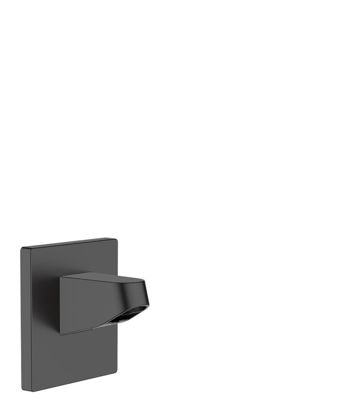 Hansgrohe Wandanschluss Pulsify, für Kopfbrause 105 mattschwarz, 80 mm Bild 1