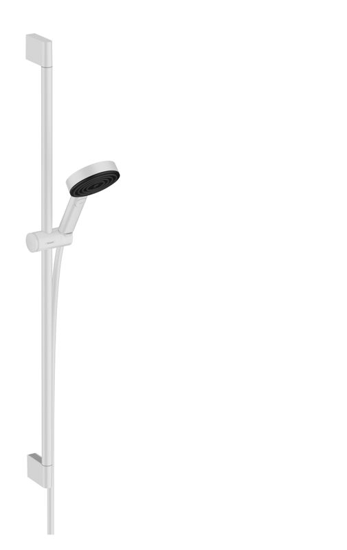 Hansgrohe Select S Brausegarnitur 105 3jet Relaxation, Brausestange 90 cm, Farbe weiß Bild 1