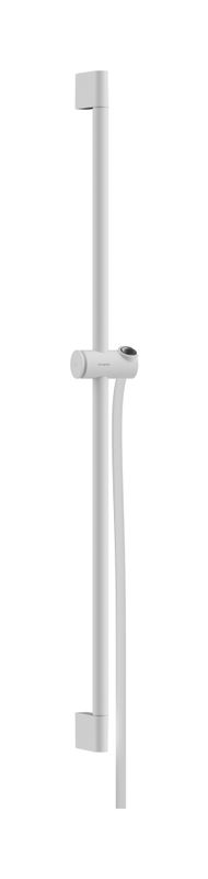 Hansgrohe Brausestange Unica / Pulsify 900 mm, mit Push Schieber und Brauseschlauch MW, 959 mm, Farbe weiß Bild 1