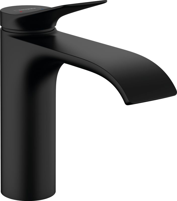 Hansgrohe Einhebel-Waschtischmischer 110, mit Ablaufgarnitur, Farbe schwarz Bild 1