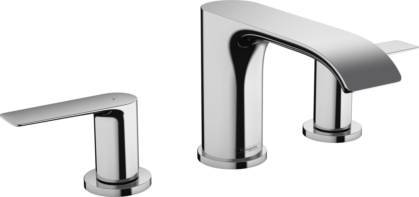 Hansgrohe 3-Loch Waschtischarmatur 95 Vivenis, mit Zugstangen-Ablaufgarnitur, Farbe chrom Bild 1