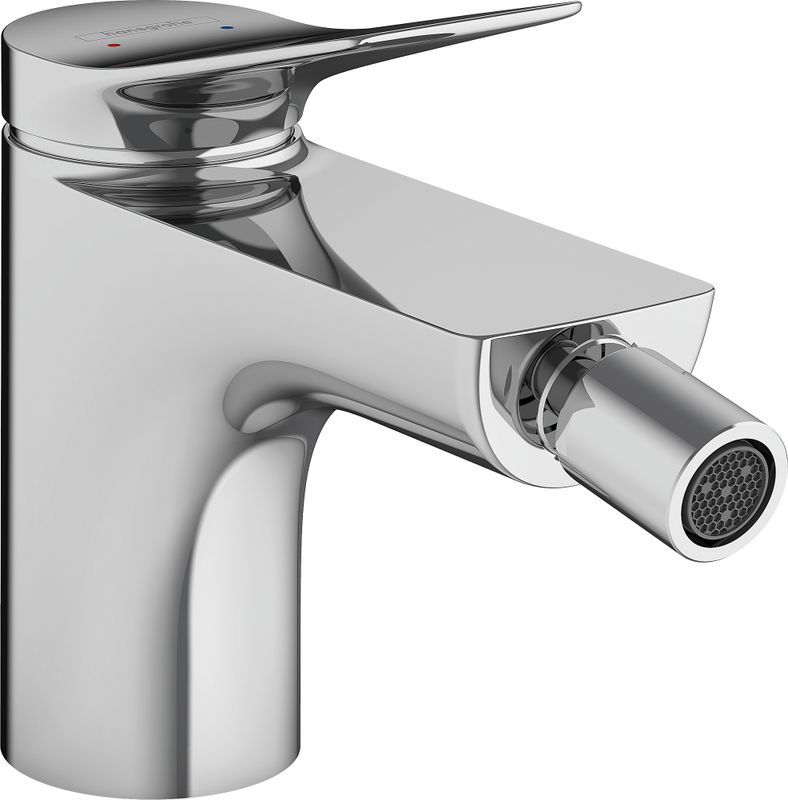 Hansgrohe Einhebel-Bidetmischer mit Ablaufg, Ausladung 130 mm, Farbe chrom Bild 1