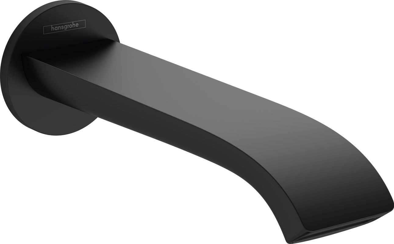 Hansgrohe Wanneneinlauf Vivenis matt, 202 mm, Farbe schwarz Bild 1