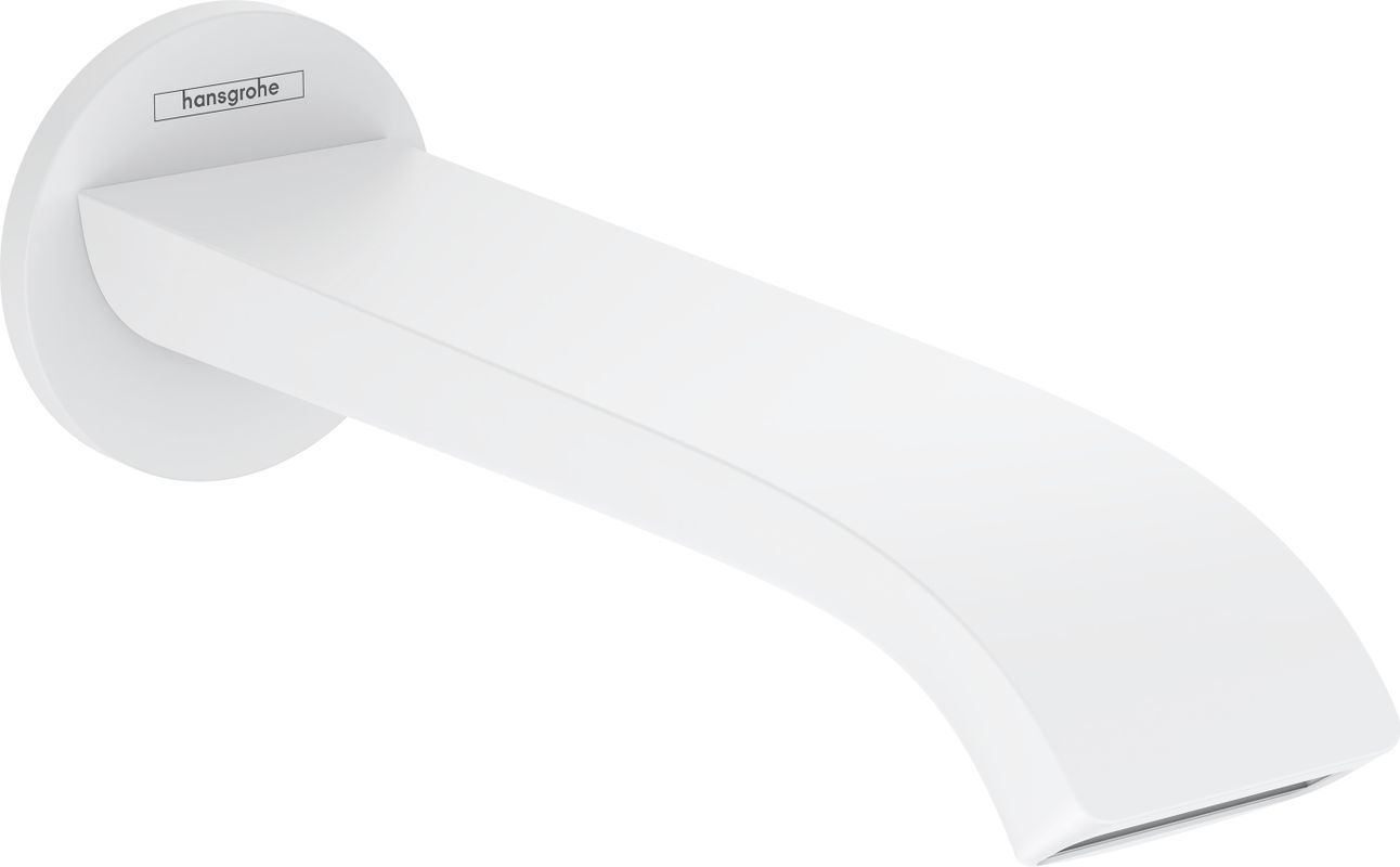 Hansgrohe Wanneneinlauf Vivenis matt, 202 mm, Farbe weiß Bild 1