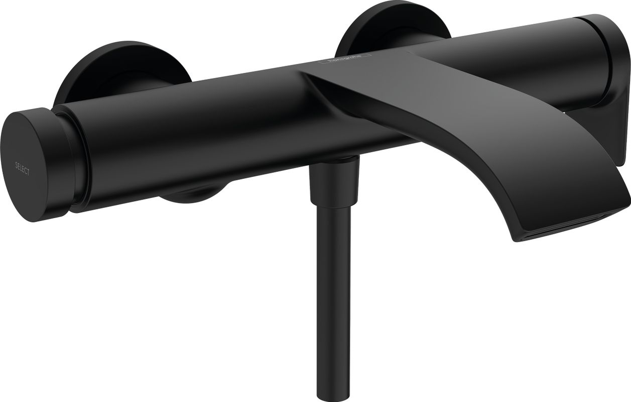 Hansgrohe AP-Wannenmischer, Farbe schwarz Bild 1